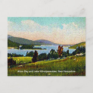 Alton Bay und Lake Winnipesaukee, New Hampshire Postkarte
