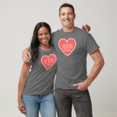 Alton Illinois Niedlich Heart Oversified T-Shirt (Unisex)