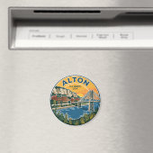 Alton Illinois USA Magnet (In Situ (Geschirrspüler))