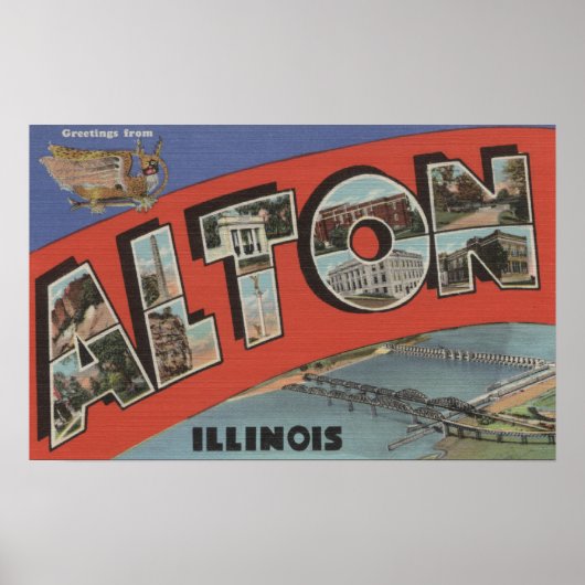 Alton, IllinoisLarge Letter ScenesAlton, IL Poster (Vorne)