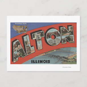 Alton, IllinoisLarge Letter ScenesAlton, IL Postkarte