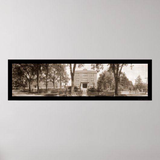 Alton Military Academy Foto 1908 Poster (Vorne)