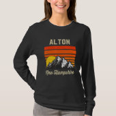 Alton New Hampshire Heimat City Staat Retro Usa T-Shirt (Vorderseite)
