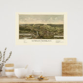 Alton, NH Panoramic Map - 1888 Poster (Küche)