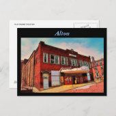 Alton Theater Postcard Postkarte (Vorne/Hinten)