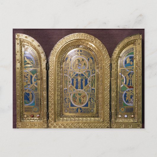 Alton Towers Triptych, c.1150 Postkarte (Vorderseite)