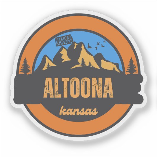 Altoona, Kansas Aufkleber (Vorderseite)