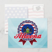 Altoona, PA Postkarte (Vorne/Hinten)