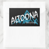 Altoona Pennsylvania Berge Rechteckiger Aufkleber (Tasche)