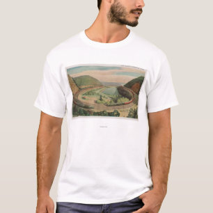 Altoona, Pennsylvania, das berühmte HufeisenCurv T-Shirt