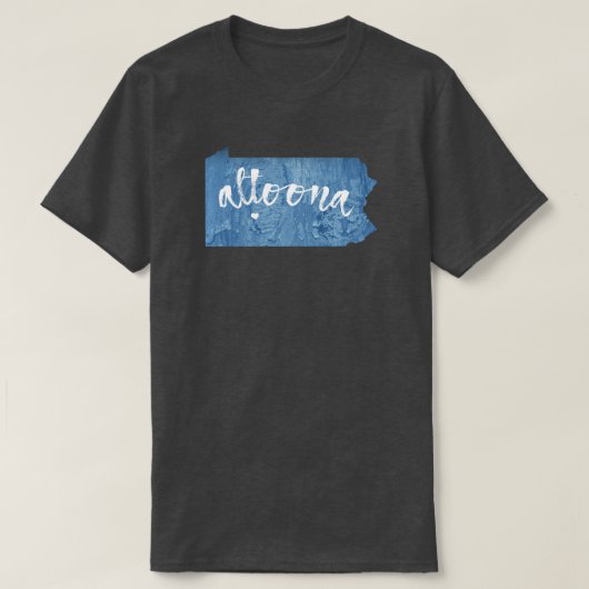 Altoona Pennsylvania Holzkörner T-Shirt (Design vorne)