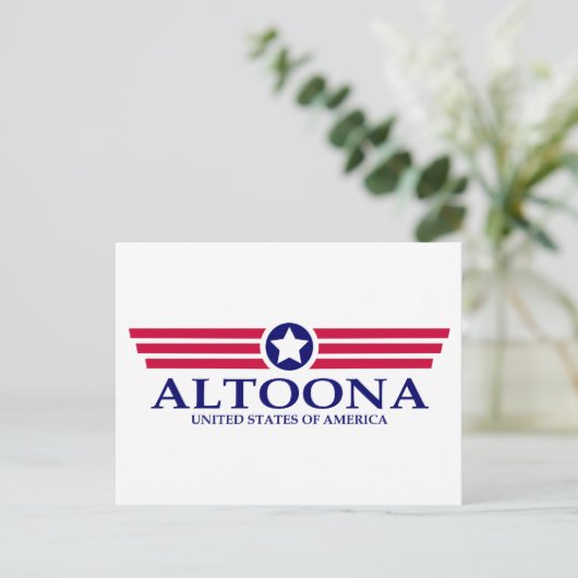 Altoona Pride Postkarte (Stehend Vorderseite)