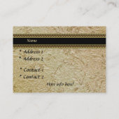 Altpapier für Visitenkarten (002G006) Visitenkarte (Rückseite)