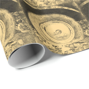 Altrad des klassischen Autos Geschenkpapier