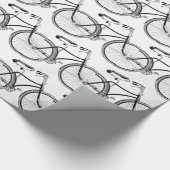 Altradfahrrad Geschenkpapier (Ecke)