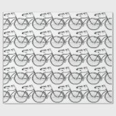 Altradfahrrad Geschenkpapier (Flach)