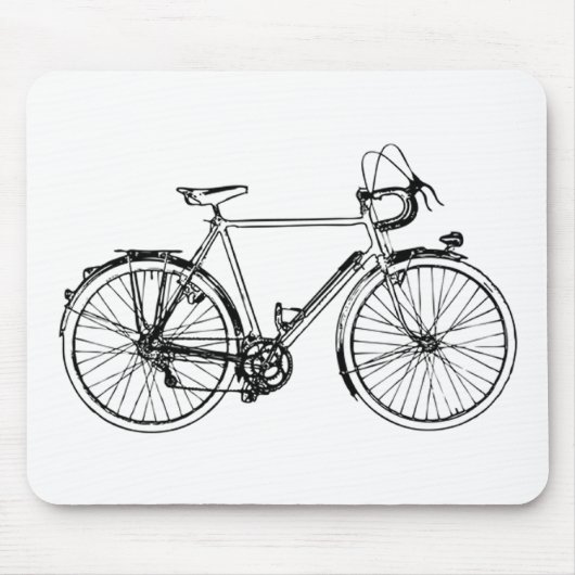 Altradfahrrad Mousepad (Vorne)