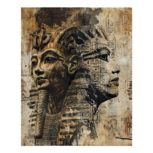 Altraum des Pharaos des alten Ägypten Poster