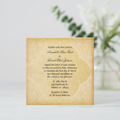 Altrömische Hochzeitseinladung Einladung (Stehend Vorderseite)