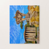 Altrömischer Tempel in Rom. Puzzle (Vertikal)