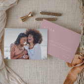 Altrosa | Ausweiskarte für ausgeblendetes Foto Einladung