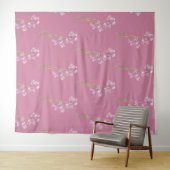 Altrosa Pink, Wandteppich (Beispiel (Horizontal))