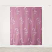 Altrosa Pink, Wandteppich (Vorderseite)