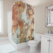 Altrostfläche und Struktur Duschvorhang (Beispiel)