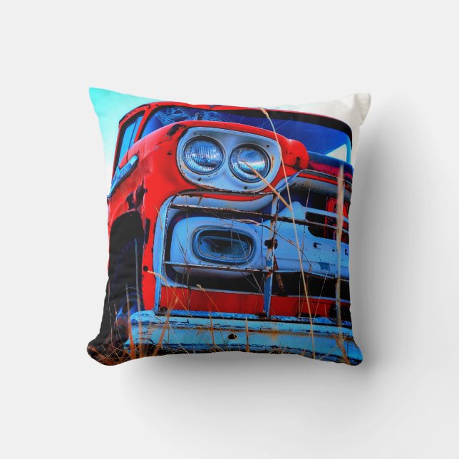 Altroter LKW Kissen (Vorderseite)