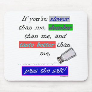 Altsalz übergeben mousepad