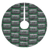 Altschulkassette leidet polyester weihnachtsbaumdecke (Vorderseite)