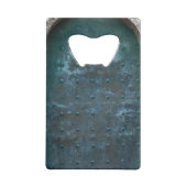 Altspanischer Kupfer vergossen Metalltür Geldbeutel Flaschenöffner (Rückseite)