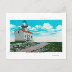 Altspanischer Leuchtturm am Point Loma Postkarte