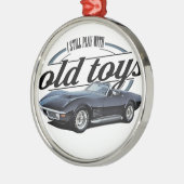 Altspielzeug Ornament Aus Metall (Links)