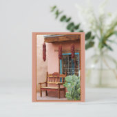 Altstadt Albuquerque Shop Fenster Postkarte (Stehend Vorderseite)