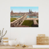 Altstadt Altstadt Dresden Aussicht auf das Kriegsm Poster (Küche)