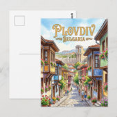 Altstadt Bulgarien Postkarte (Vorne/Hinten)