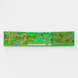 Altstadt-Camp-Safari Straßen für Autos 2,5x12 Banner