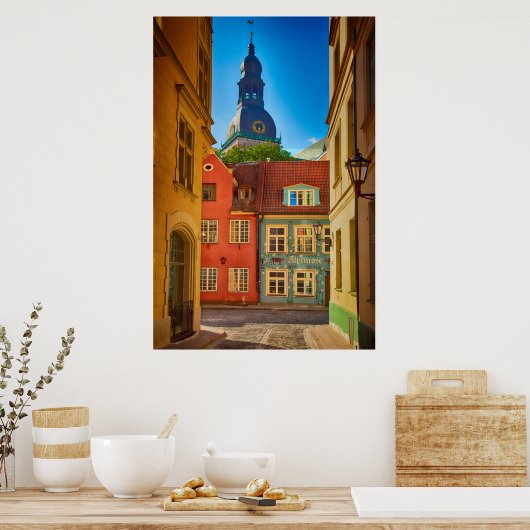 Altstadt | Dänemark Poster (Küche)