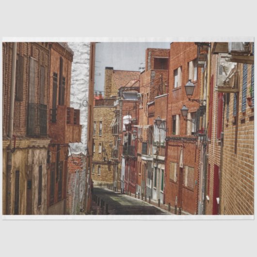 Altstadt-Decoupage 20X30 Seidenpapier (Vorderseite)