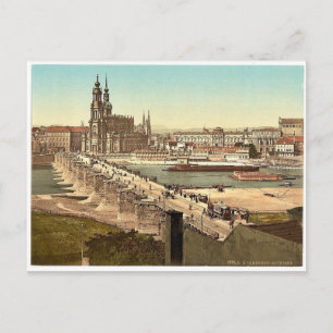 Altstadt, Dresden, Sachsen, Deutschland, selten Fo Postkarte