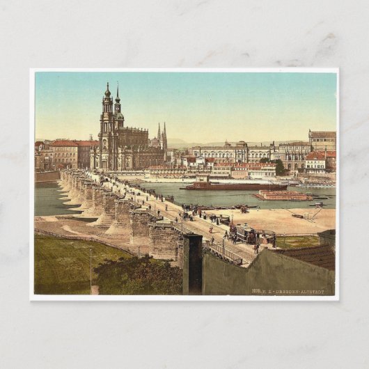 Altstadt, Dresden, Sachsen, Deutschland, selten Fo Postkarte (Vorderseite)