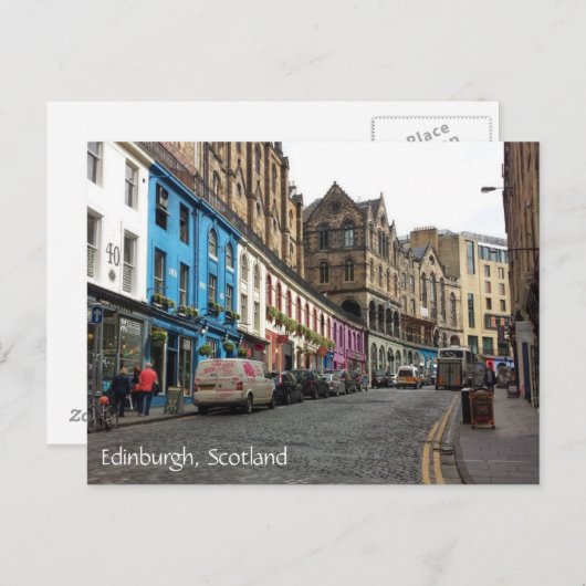 Altstadt, Edinburgh, Schottland Postkarte (Vorne/Hinten)