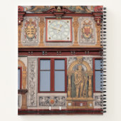 Altstadt Gebäude Frescos Notizblock (Rückseite)