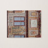 Altstadt-Gebäudefresken Puzzle (Horizontal)