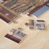 Altstadt-Gebäudefresken Puzzle (Seite)