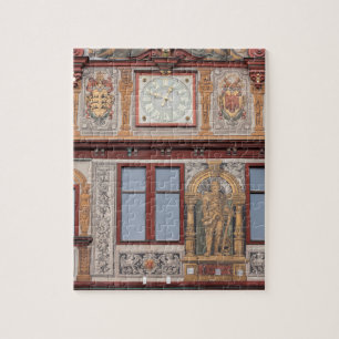 Altstadt-Gebäudefresken Puzzle
