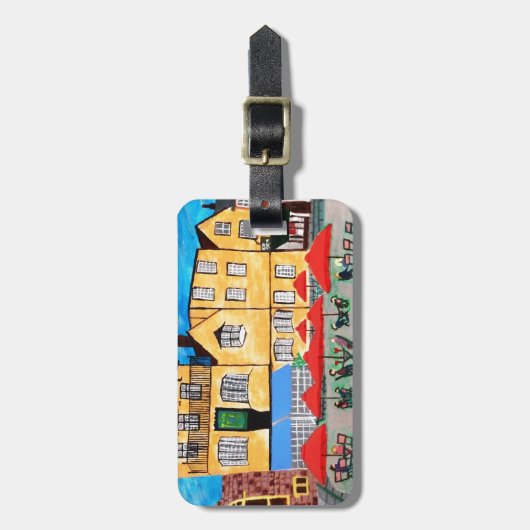 Altstadt Gepäckanhänger (Vorderseite vertikal)