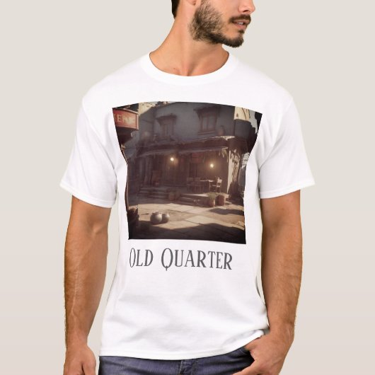 (Altstadt) Grundlegender T - Shirt (Vorderseite)