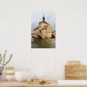 Altstadt Halll in Bamberg in Deutschland Poster (Küche)